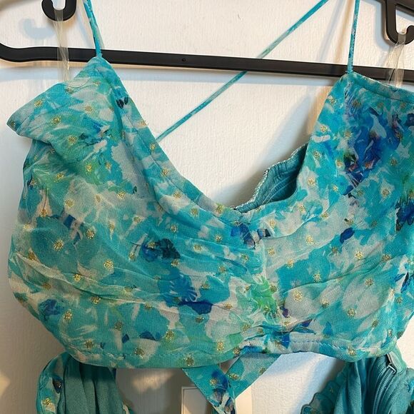 Rococo Sand X Revolve Cut Out Mini Dress M - Picture 7 of 7